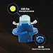 Grandview Car B8.4D COB 1SMD Blue LED Lamps Dashboard Side Indicator Lights Instrument Panel Bulb Light 12V (Pack of 10)