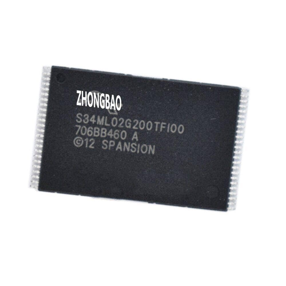 Generic 5pcs/lot S34ML02G200 S34ML02G200TFI S34ML02G200TFI000 TSOP-48