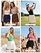 Kate Kasin White Skirt Skorts for Woman with Pockets, Summer Mini Skirt with Shorts Underneath, Dressy Casual A Line Skirts 2026 S