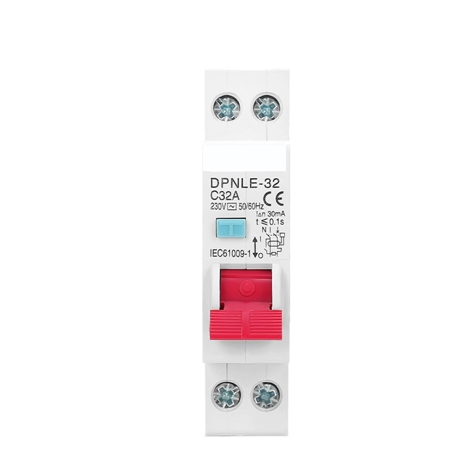 Disjoncteur différentiel 1P+N 20A 230V pour tableau électrique résidentiel - 6