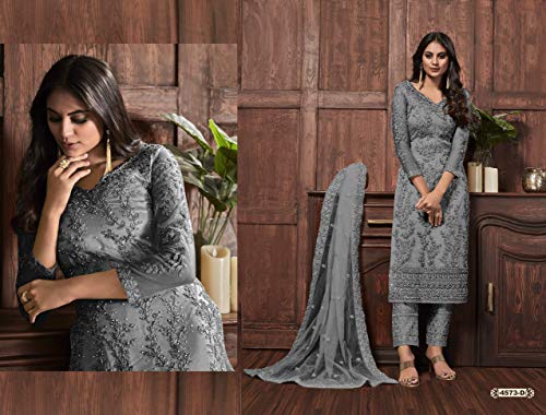 Image of Delisa Indian Pakistani traditional Eid Party Plus Size ready to wear salwar kameez suit Dress for women with dupatta-2088