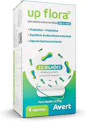 Up Flora Probiótico Suplemento Cão E Gato 8 Cápsulas Avert