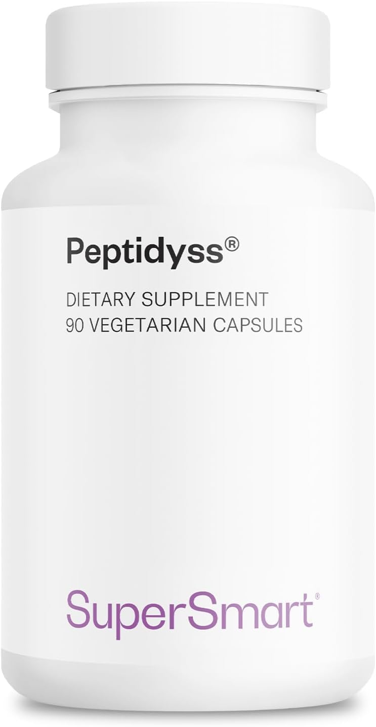 Supersmart - Peptidyss - Proteine del Pesce Idrosalate - Anti-Stress | No-OGM & Gluten Free - 90 Capsule Vegetariane