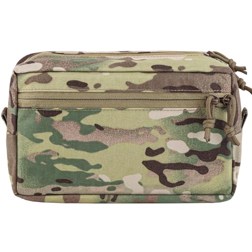 Tactical Molle Pouch Admin Wide GP Chest Rig Vest Bag