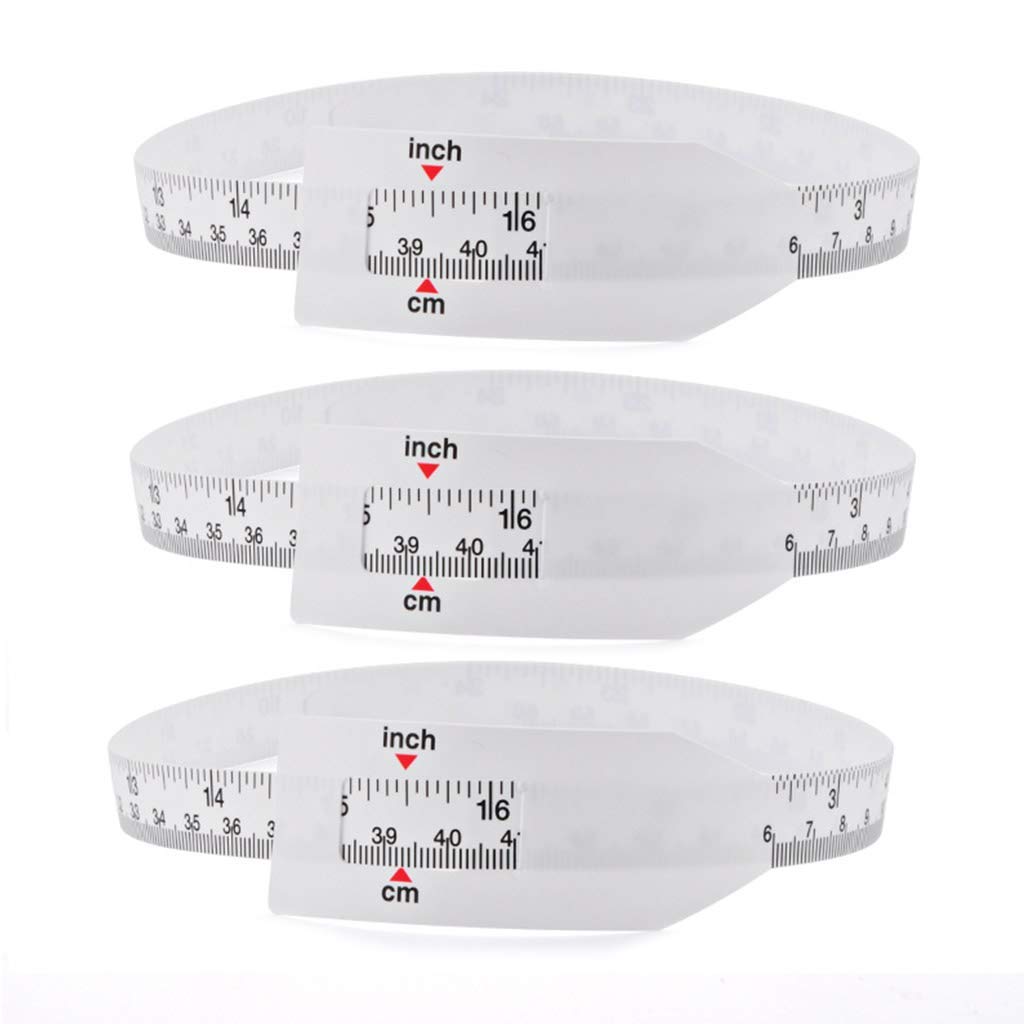 3PCS -Stretchable 60cm/24Inch Head Measuring Tape Baby Head Circumference Measure uler for Child Infants Accessories