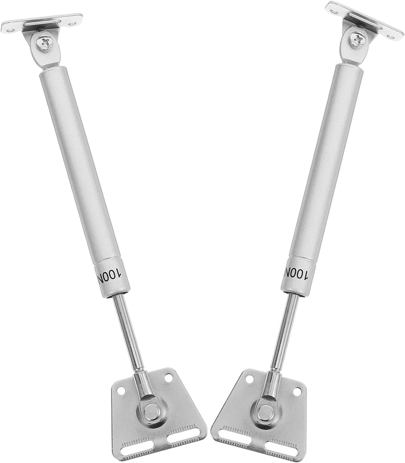 Gas Struts Hydraulic Pressure Support Rods 2 Pcs Pneumatic Closure Cover Support for Flip-Up Doors and Hanging Cabinets Soft Close Function