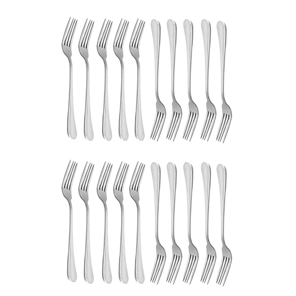 Fourchettes à dîner robustes en acier inoxydable pour couvert de table
