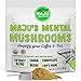 MAJU's Mental Mushroom Powder Extract, Strong Lions Mane, Chaga, Reishi, Cordyceps, Fruiting Bodies for Coffee, Immune System Booster, Nootropic Brain Supplement, Memory, Organic Mushrooms