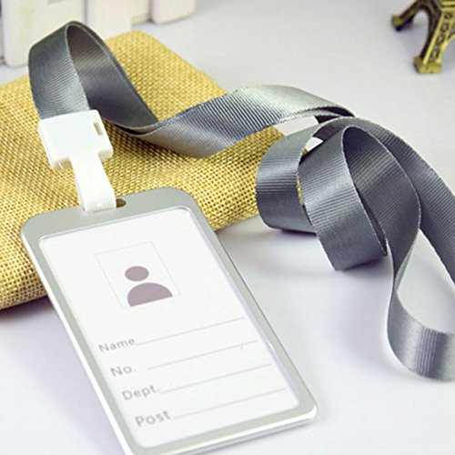 Porta-cartão Tiptiper, liga de alumínio para cartão de identificação de visita cartão de trabalho tr