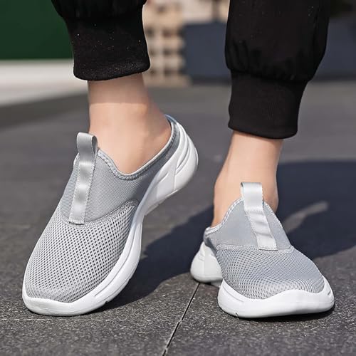 Men's Breathable Slip-On Sneakers Lightweight Casual Walking Shoes with Air-Cooled Foam for Summer Comfort3