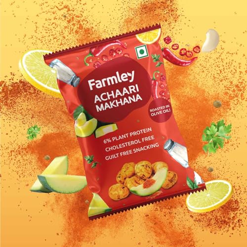 Image of Farmley Achaari Makhana | Roasted In Olive Oil | 51g