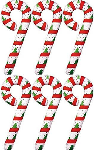 Inflatable Christmas Candy Canes - 44 inch (6 Pack)