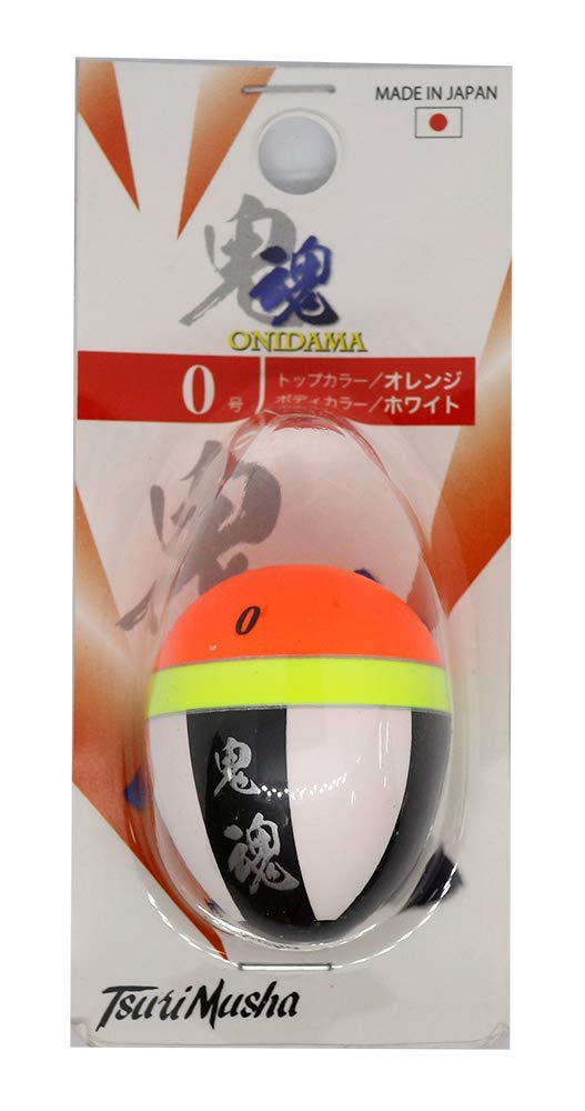 Amazon | TEAM 釣武者 ウキ 鬼魂 0 オレンジ/ホワイト. | TEAM 釣武者 