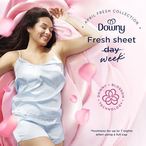 Image of Downy Fabric Softener Liquid, April Fresh Scent, 111 fl oz, 150 Loads