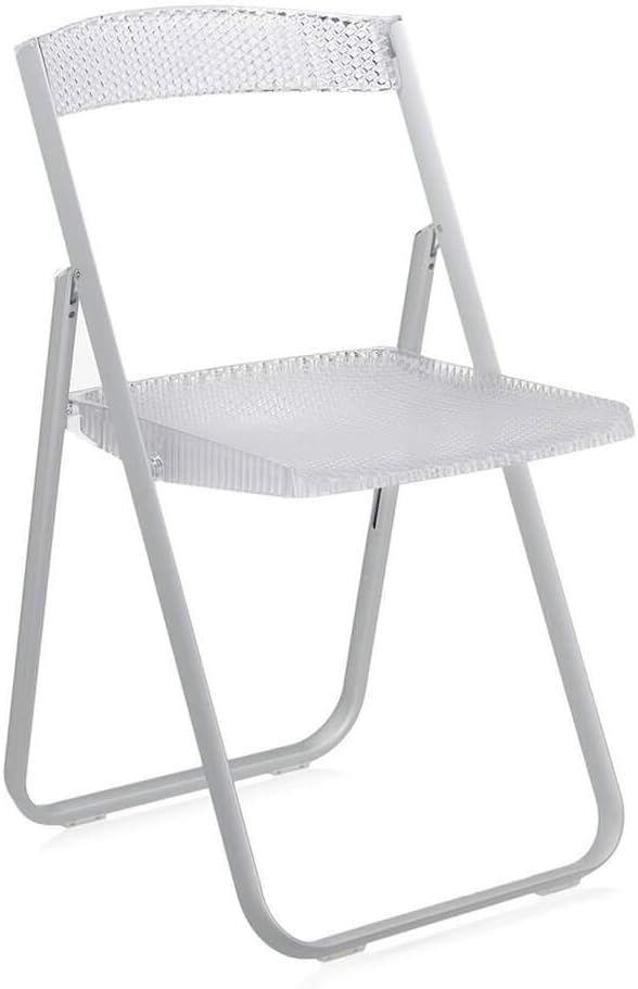 Kartell Honeycomb transparent crystal folding chair