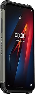 Rugged Phones Unlocked, Ulefone Armor 8 4G LTE Dual SIM, Octa-core 4GB+64GB, 16MP Triple Camera, Android 10, 6.1" HD+ IP68 IP69K Shockproof Dustproof, 5580mAh Battery, NFC, Fingerprint Face ID,Black (Black)
