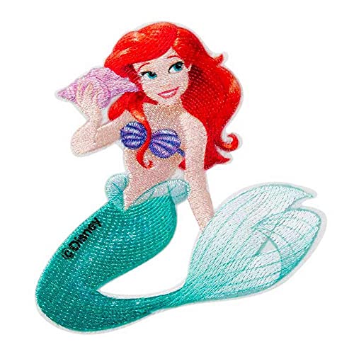 Mono Quick Disney Princesses Écusson thermocollant Ariel Vaiana Mulan Belle UVM (14090 - Arielle)