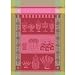 Garnier Thiebaut 100% two-ply twisted cotton Confiserie Guimauve Kitchen Towel, 22 by 30-Inch, Mauve, Made in France
