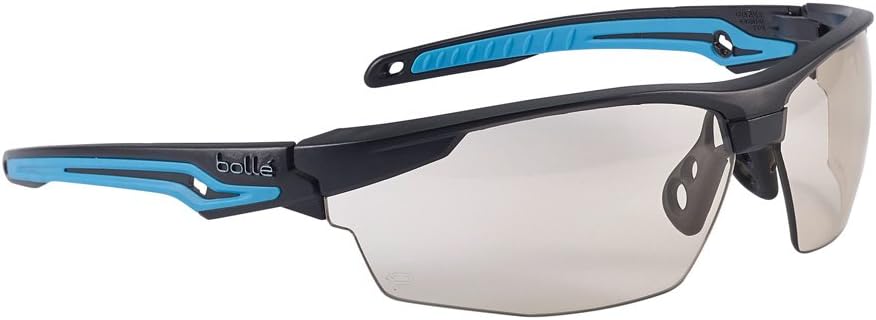 Bollé Safety 40305, Tryon Safety Glasses Platinum®, Black/Blue Frame, CSP Lenses