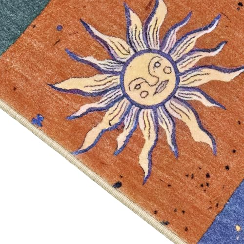 Tapete Boho Sun and Moon Lavable 4x6 miniatura 7