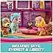 Paw Patrol Skye's World Pupcation Rescue Set with Skye, Everest & Liberty Bobble Head Toy Figures & RV Camper, Kids Toys for Boys & Girls Ages 3 & Up