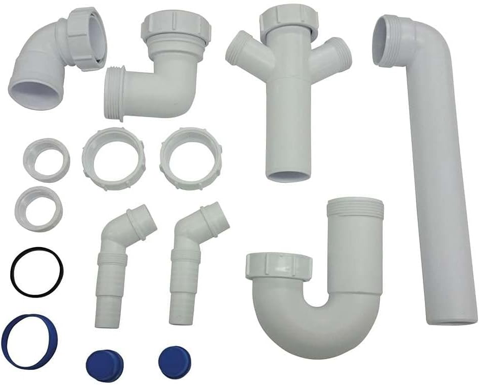 McAlpine SSK1 Single Bowl Space Saver Kit, White Amazon.co.uk DIY