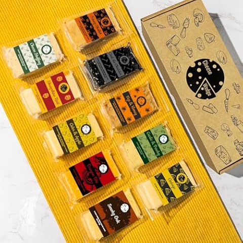 Cheese Selection Box with 10 Wedges Cover