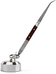QWORK Third Hand Tweezers, Cross Locking Jewelry Welding/Soldering Tweezers with Base 360°Rotation, Jewelry Making Repair Kit