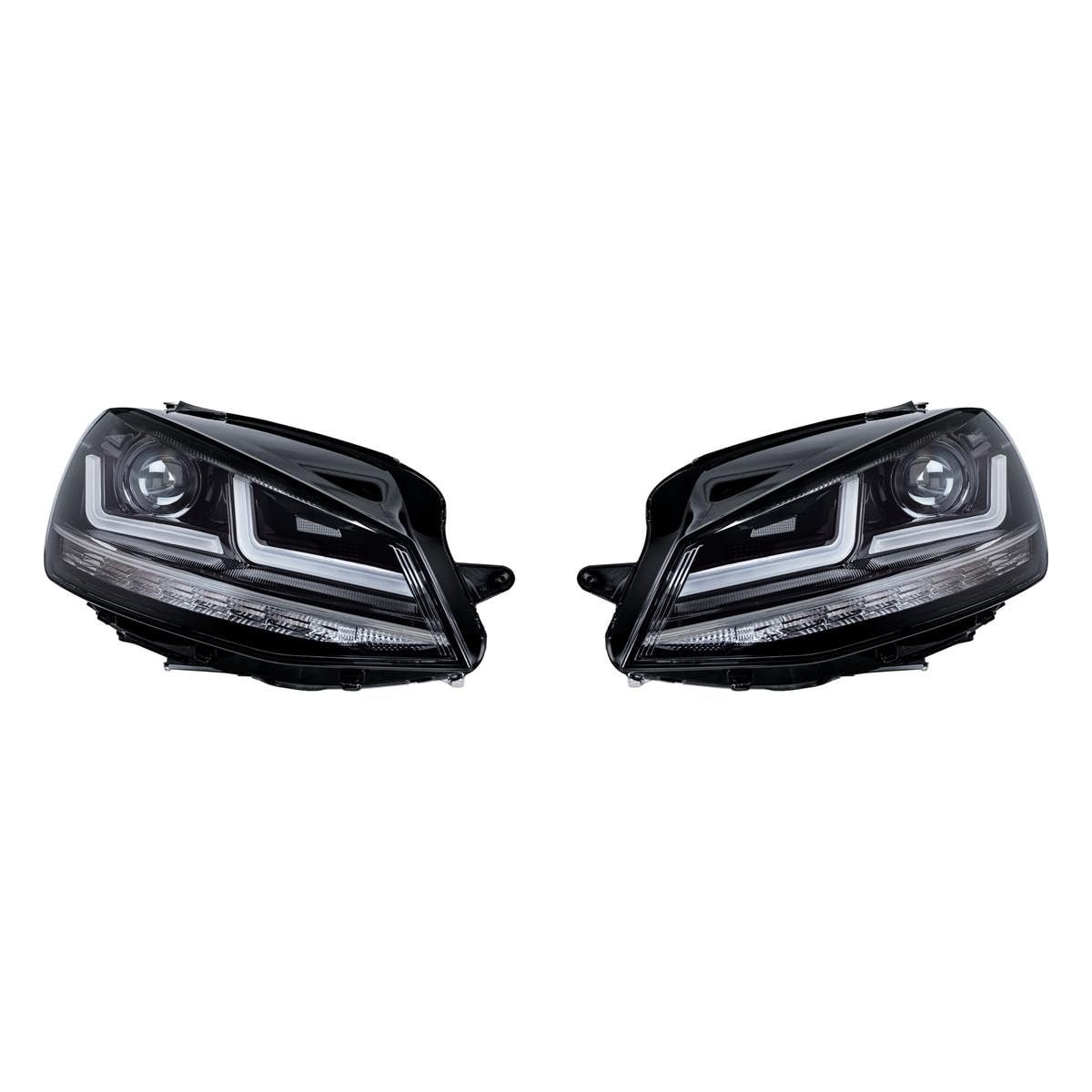 OSRAM LEDriving Golf 7 LED headlight, Chrome edition as halogen replacement, LED upgrade, LEDHL103-CM, left-hand drive cars only (1 complete set)