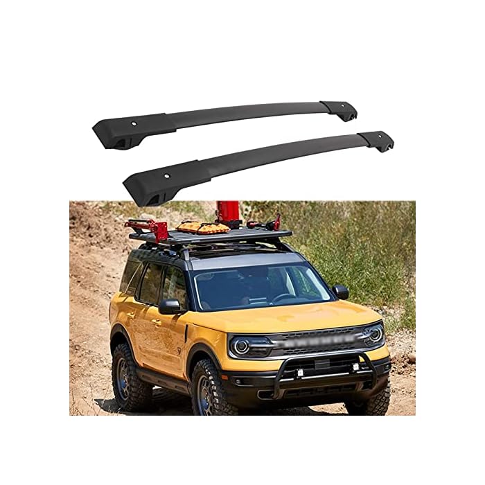 Buy Black Cross Bars fit for Ford Bronco Sport 2020 2021 2022 (On Road
