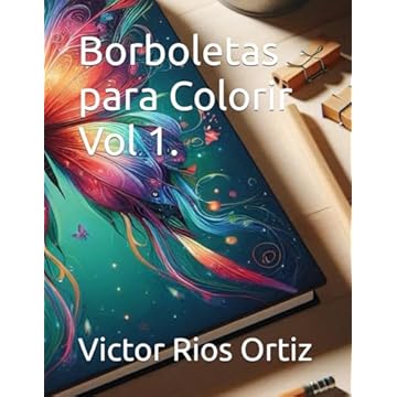 Capa do livro Borboletas para Colorir Vol 1. (Portuguese Edition)