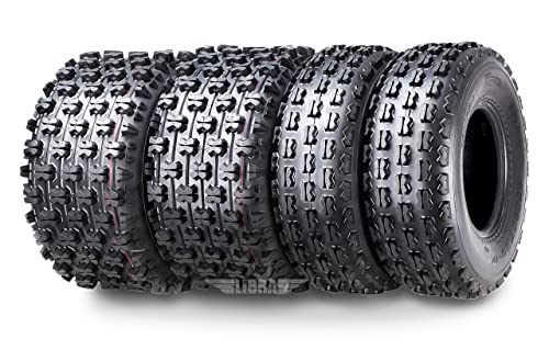 WANDA Set 4 Sport ATV tires 22x7-10 22x7x10 Front & 22x10-9 22x10x9 Rear GNCC (Grand National Cross Country) Race Tires 10077/10263