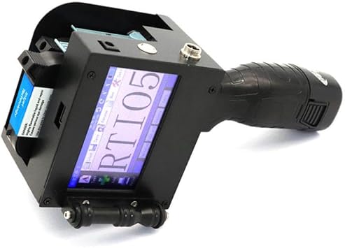 50mm 5CM Handheld Inkjet Printer Gun For Batch Code Barcode Date Printing Compatible With Label Expiry Date Machines No Encryption Coding Device
