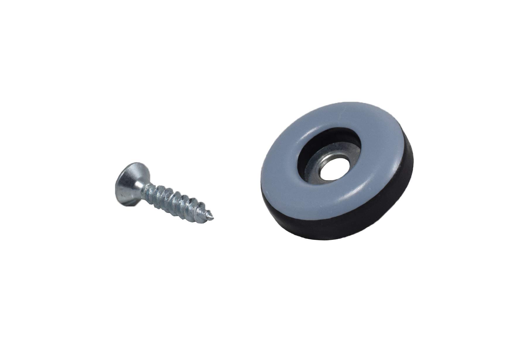GLEITGUT 100 x podkładki teflonowe do wkręcania okrągłe 22 mm - podkładki do mebli z PTFE - 5 mm grubości