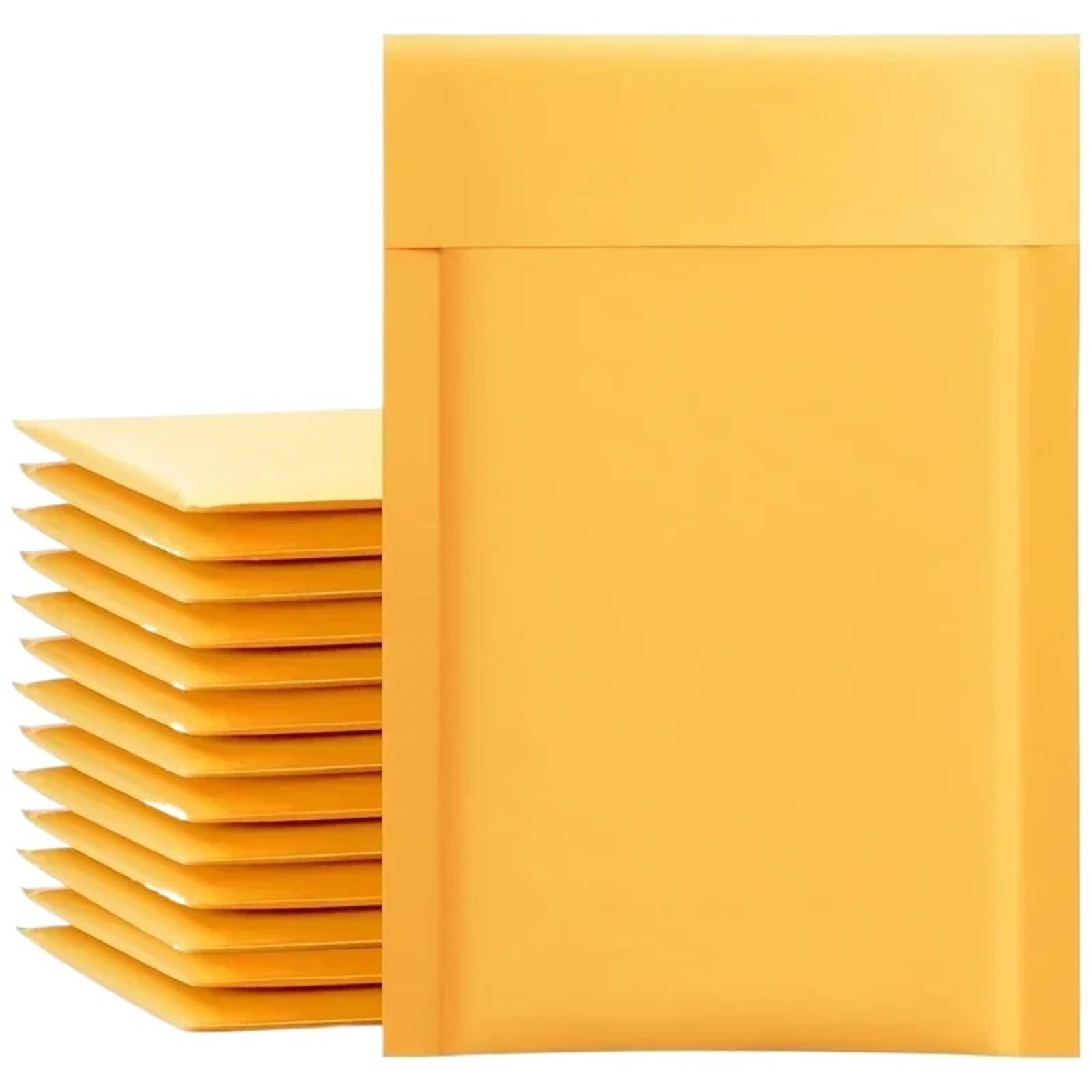 bolsas para envíos Sobres acolchados de papel kraft con burbujas amarillas(50PACK,18 * 23cm)