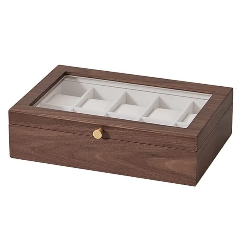 QUSYZD Watch Case Watch Roll 10 Slot Watch Box Watch Case Display Organizer Boxes Jewelry Watches Case Men Storage Boxes Watch Box Watch Box Watch Winder,