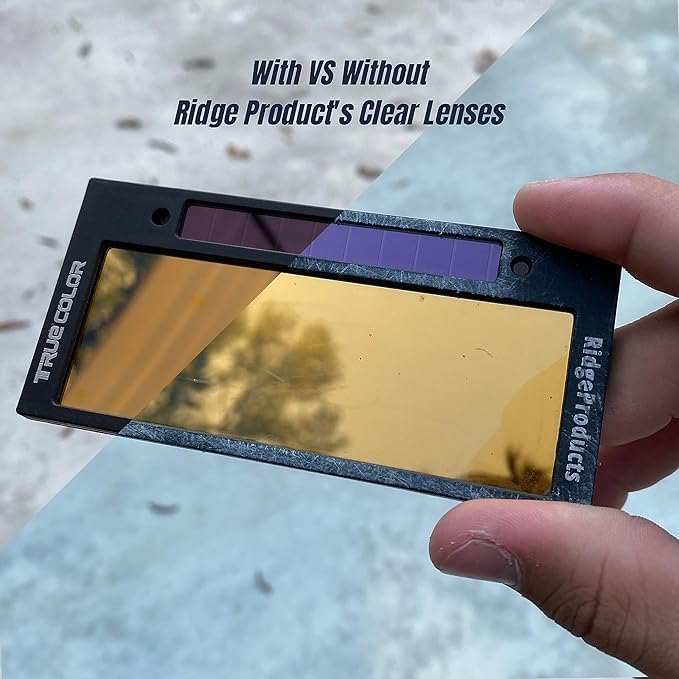 Miniatura 3 de Ridge Products Paquete de 25 lentes de soldadura transparentes, lentes transparentes de 2 x 4.25 pulgadas, placas protectoras de repuesto para