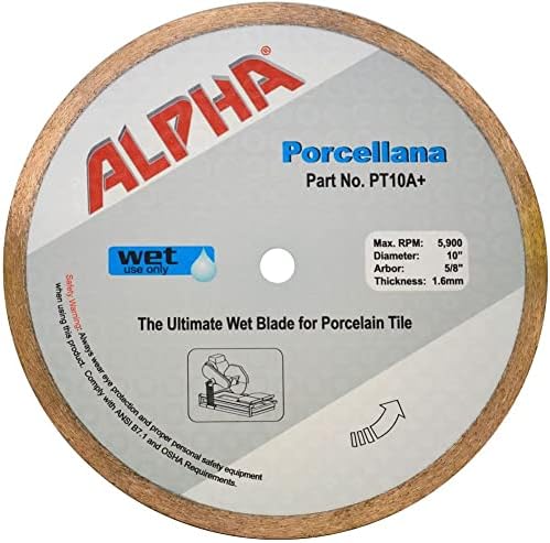 10" Alpha Porcellana Wet Diamond Blade
