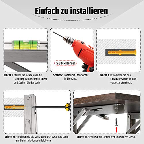 Razorri Comodo console pieghevole da 250 mm (10