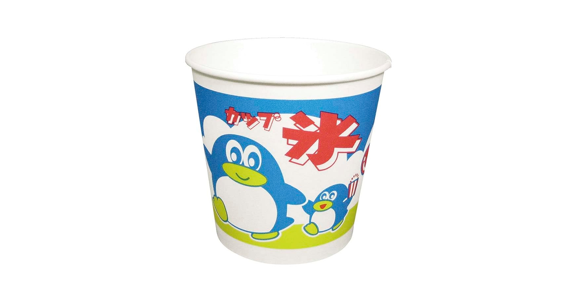 ペンギンカップ出品 激安】フジナップ かき氷紙カップ SM-400PP オカメペンギン 14