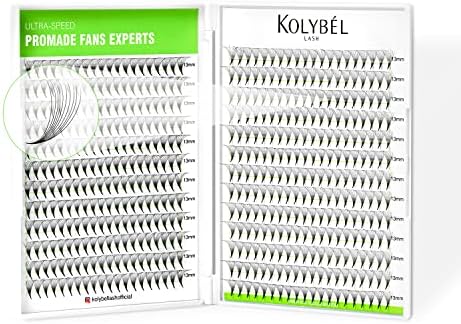 500 Premade Lash Fans 10D Premade Fans Eyelash Extensions 0.07 D Curl 8-15mm Promade Fans Pointed Thin Base Promade Fans Lash Extensions Handmade Volume Promade Lash Extensions (10D,0.07-D-8-15MM)
