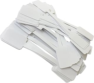 100* Blank Jewelry Price Tags, Self Adhesive Price Stickers Tags for Necklace Earring Jewelry Display Price Identification