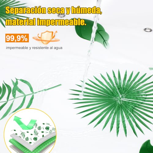 Lista de Cortinas para baño de plastico comprados en linea. 17 Imagen adicional