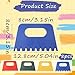 8 Pack Texture Tools for Plaster Plastic Paint Scraper Tool Art Paint Scrapers Textured Arts Putty Scraper DIY Graffiti Oil Painting Drawing Plaster Textures Tools for Texture Art on Canvas(4 Types)