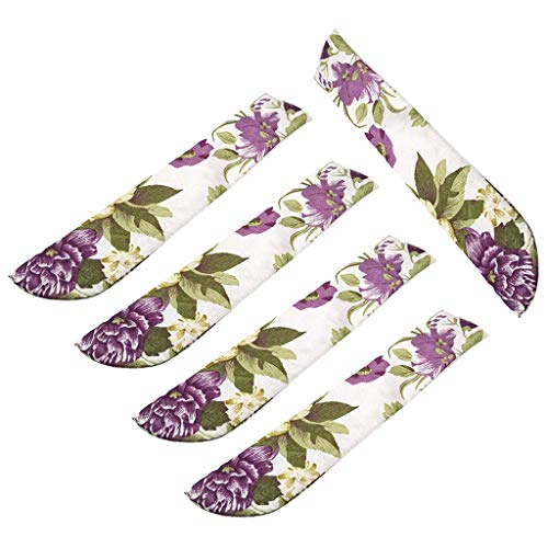 Serenable 5pcs Saco De Ventilador De Mão Dobrável Chinês Bolsa à Prova De Poeira Bolsa Capa Bolsa De