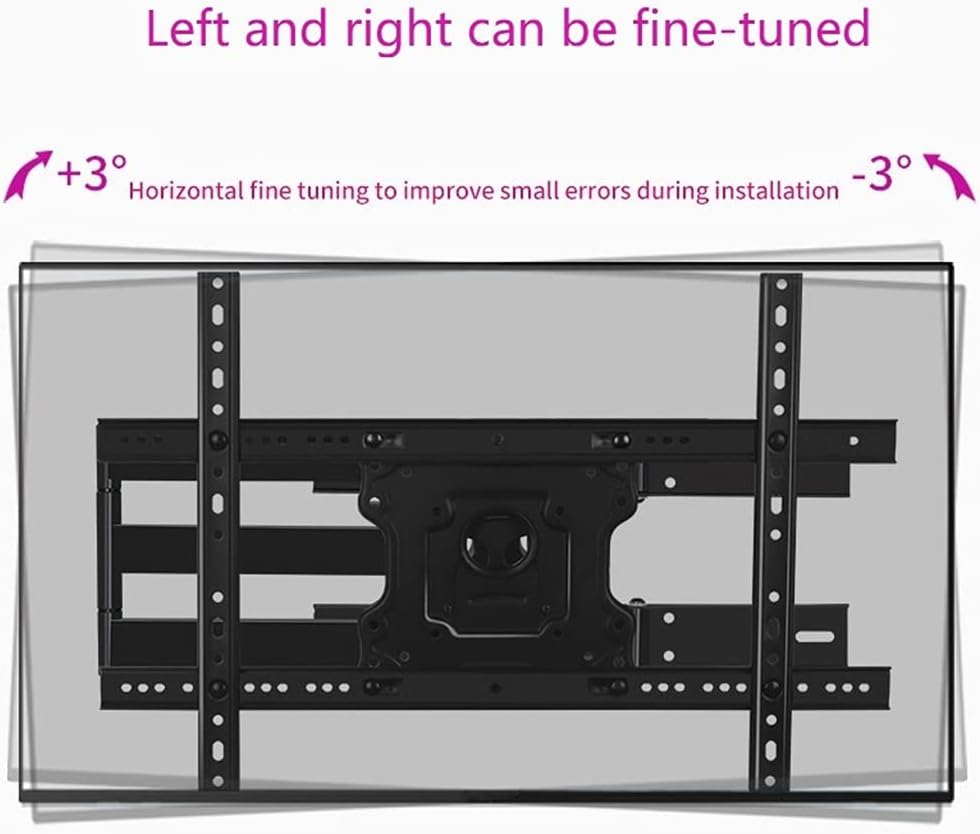 Universal Full Tv Motion 37"-65" LCD Wall Mount Bracket 32.5kg 600x400 Flat Screen Height Adjustable Stand
