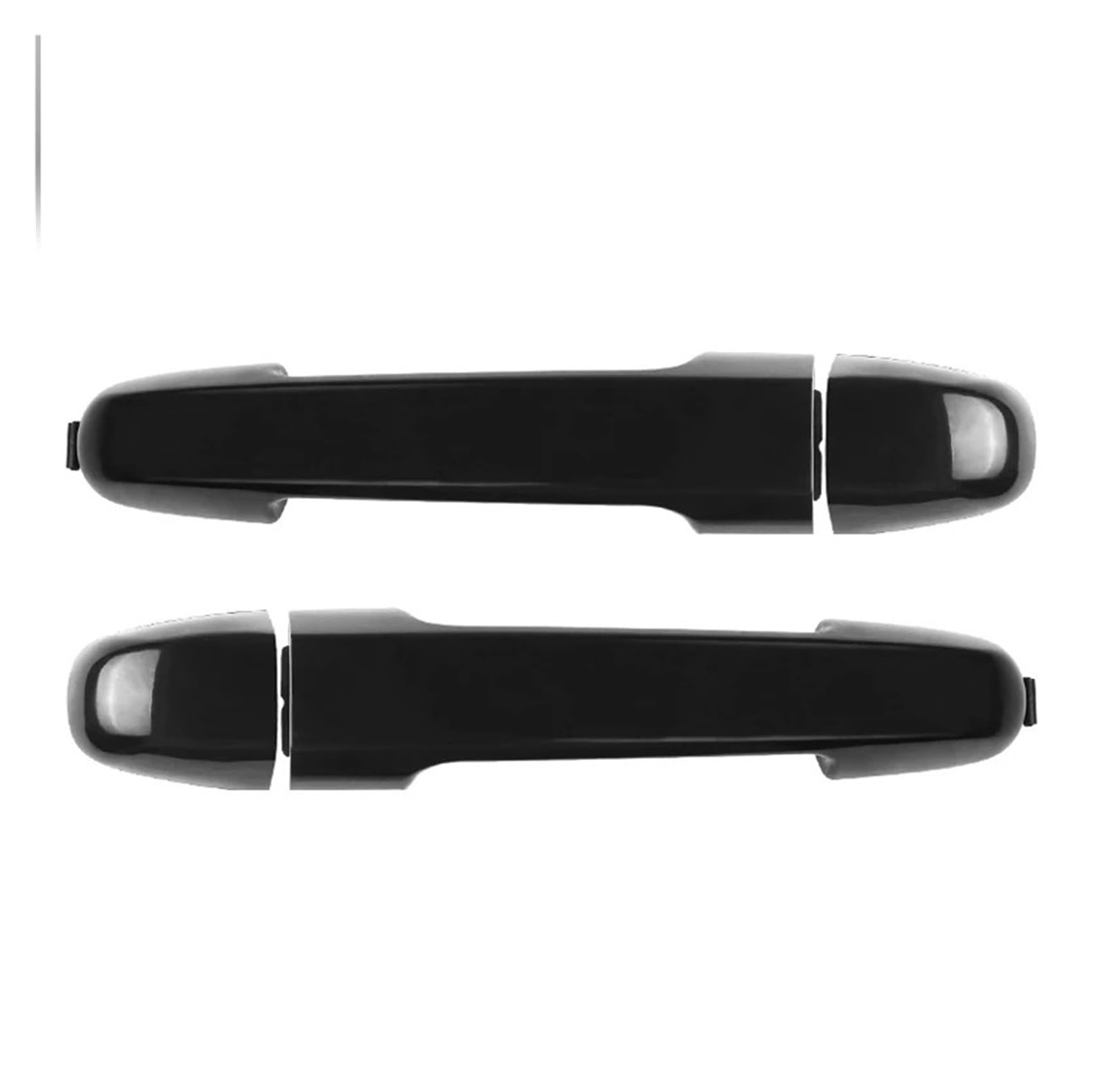 Punxdda 2Pcs Rear Car Exterior Door Handle For Hyundai For I30 Fd For Elantra 2007 2008 2009 2010 2011 Car Replacement Parts 82651-2H000 82661-2H000 Black Outer Door Handle(2Pcs Rear)