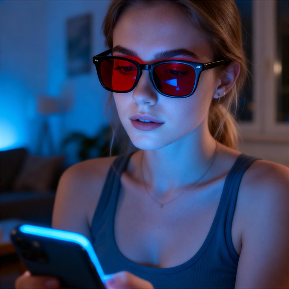 Modne okulary przeciwsłoneczne z kwadratową oprawką dla mężczyzn i kobiet z 2026 roku, fotochromowe czerwone soczewki, okulary przeciwsłoneczne do użytku na zewnątrz