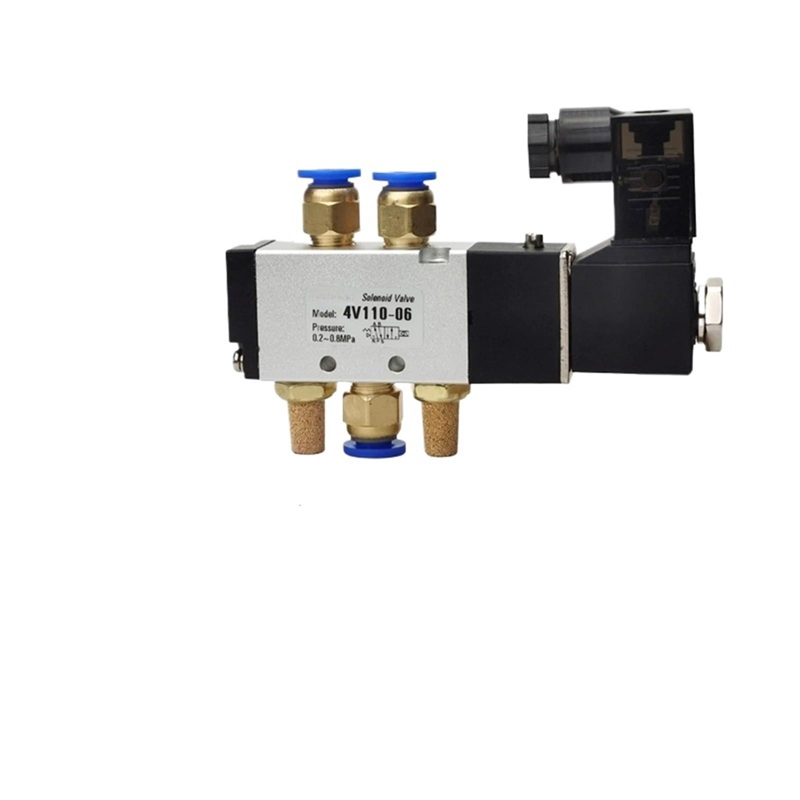 Électrovanne pneumatique 4V110-06 220V contrôle précis de vérin 1/8