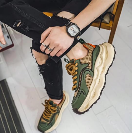 Image of JAMARION Stylish Casual Shoes Sneakers for Men | Synthetic Leather Lace-Up Shoes